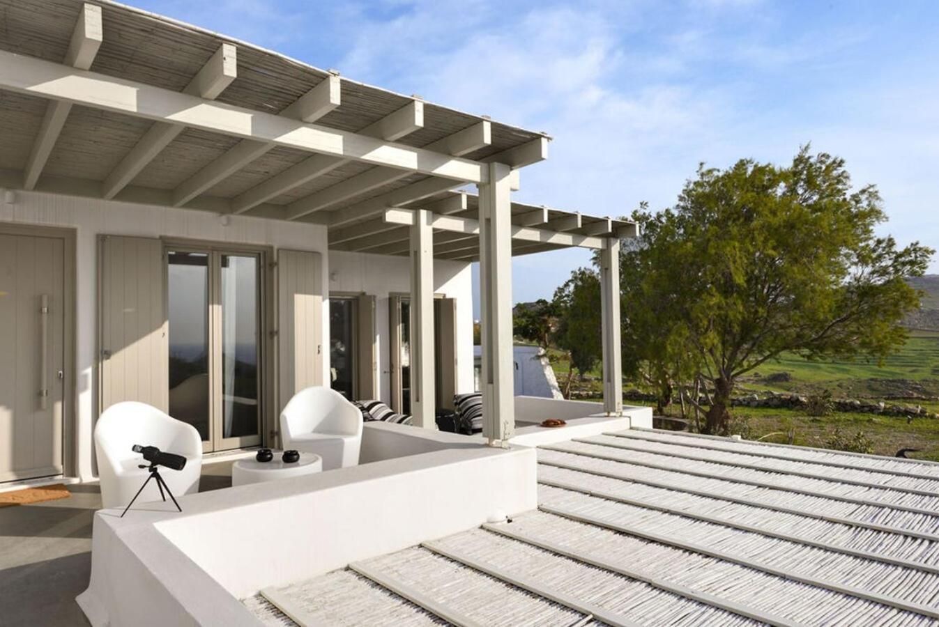 Villa Dafni 4Bed With Pool In Kalafatis Spilia Mykonos Town Bagian luar foto