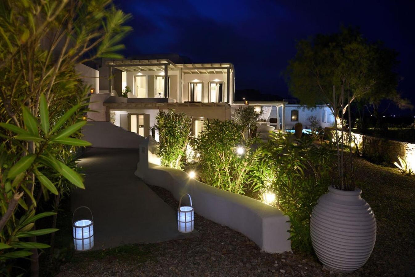 Villa Dafni 4Bed With Pool In Kalafatis Spilia Mykonos Town Bagian luar foto