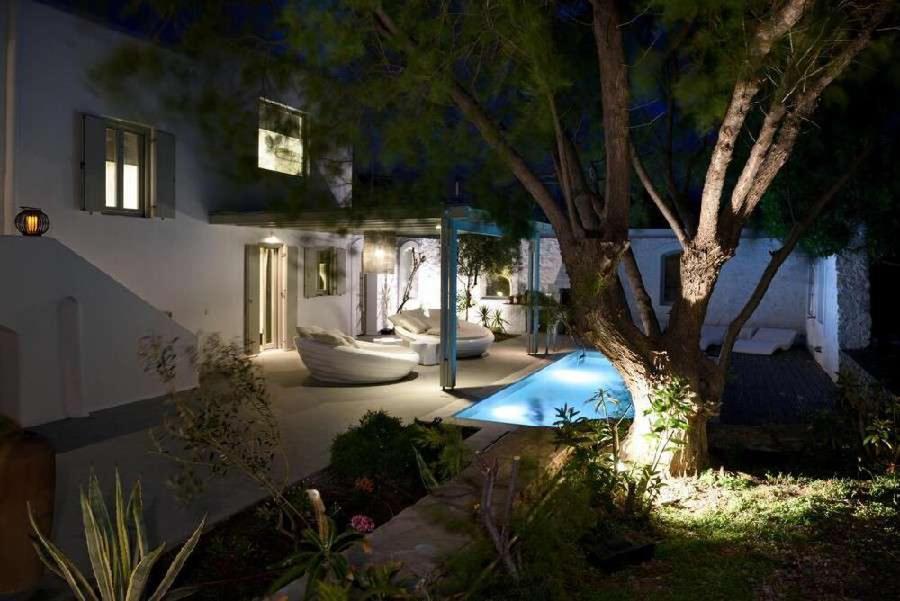 Villa Dafni 4Bed With Pool In Kalafatis Spilia Mykonos Town Bagian luar foto