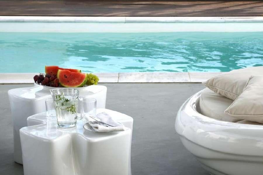 Villa Dafni 4Bed With Pool In Kalafatis Spilia Mykonos Town Bagian luar foto