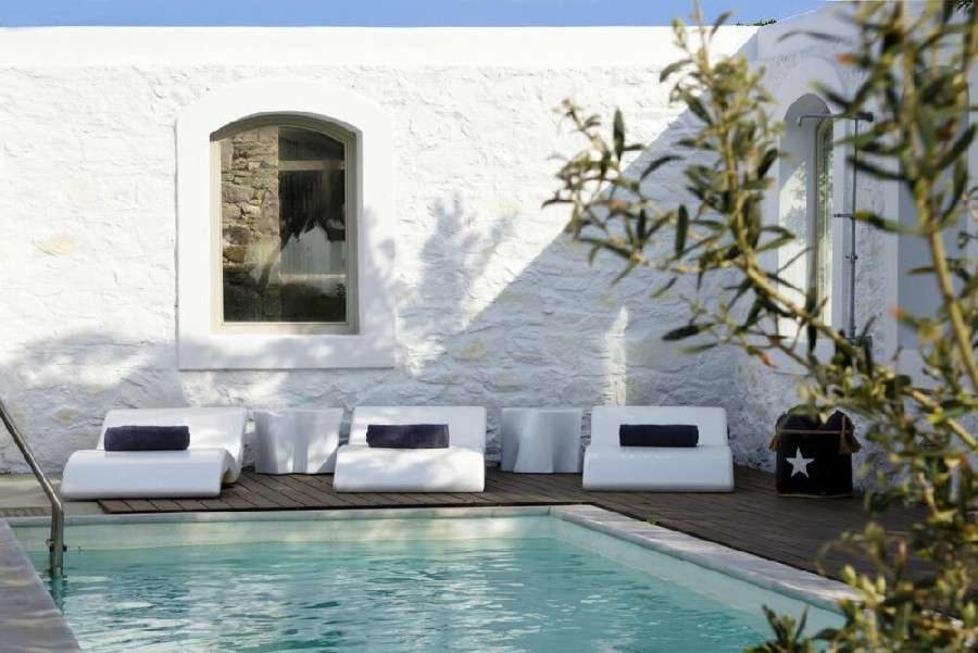 Villa Dafni 4Bed With Pool In Kalafatis Spilia Mykonos Town Bagian luar foto